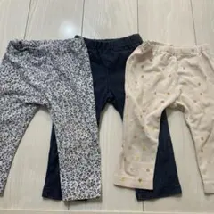 ベビー レギンス 3枚セット 80センチ
