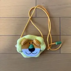 たべっ子どうぶつライオンデザインポーチ イエロー