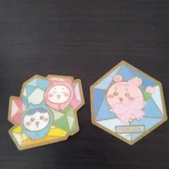 ちいかわキラキラダイカットステッカー 2点