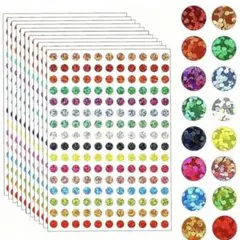 【残り1点】シール キラキラシール　丸　ミニ　スケジュール帳