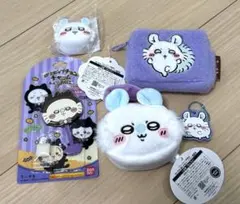 ちいかわ　ふわふわミニポーチ　ぬいふわトートミニ　ミニシリコンポーチ　モモンガ