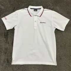 TaylorMade ゴルフウェア ホワイト ポロシャツ (M)