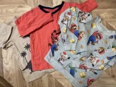 h&m マリオ トレーナー 長袖 122 120 綿 カットソー 七分袖 130