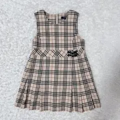 バーバリーブルーレーベル ノバチェック チュニック ホース刺繍