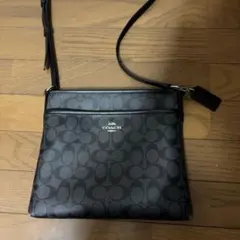 COACH ブラック ショルダーバッグ