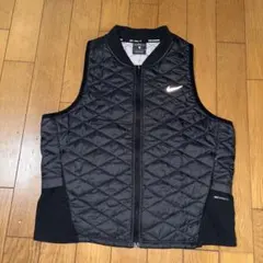 ナイキ　AEROLAYER 中綿ベスト L ブラック 黒　ランニング　レディース