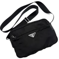 【良品！✨】プラダ PRADA ショルダーバッグ ブラック ナイロンのサムネイル