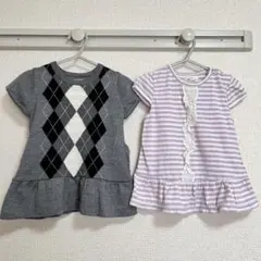 トップス　半袖　90cm 2点セット　まとめ売り　女の子　ベビー