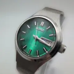 126 稼働 SEIKO グリーン 21石 2906-0080自動巻