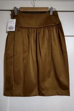 【新品】タグ付き スピックアンドスパン スカート キャメル 36サイズ
