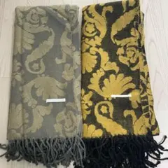 フリンジ付き　マフラー