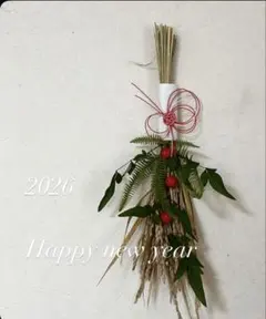 しめ縄飾り 2026 Happy New YearNo.38