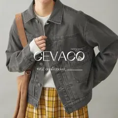GEVACO 100Zデニムジャケット ダークグレー
