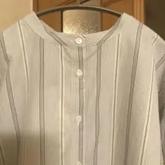 【新品・未使用】JEUNE MAMAN ジュネママン　　バンドカラーシャツ