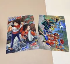 ワンピース　クリアファイル　2点セット