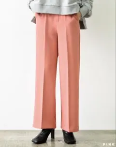 カットツイルセンタープレスカラースラックス