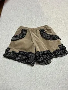 シャーリーテンプル★キュロットパンツ★120 ベージュブラック