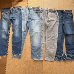 ZARA スキニーデニムパンツ 4点セット