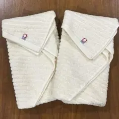 【新品】今治　フェイスタオル　2枚セット　ベージュ