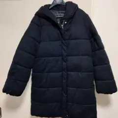 HusHusH フード付きダウンジャケット サイズ3 ネイビー