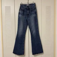 Moussy MVS FLARE 25サイズ ダークブルー