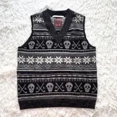 極美品　マークアンドロナ 　ダウン　ベスト　スター　スカル　総柄　L 2025年最新】MARK&LONA メンズ ベストの人気アイテム - メルカリ