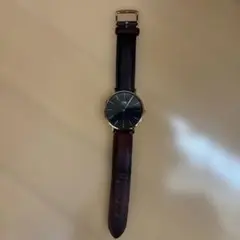 Daniel Wellington アナログ腕時計 ブラック/ゴールド