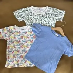 PETIT BATEAU Tシャツ 3枚セット 6ans 116cm