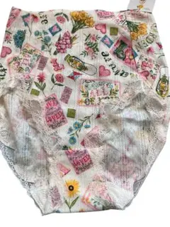 TUNIC　鴨居羊子　ふわっとショーツ【針抜き・小花パッチワーク】２枚