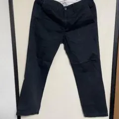 GU ブラック チノパン メンズ　スラックス　カジュアルパンツ