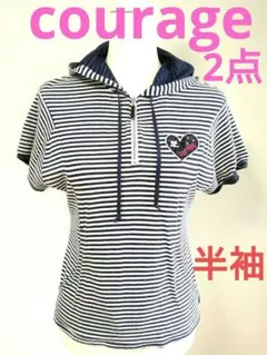 【2点】courage クレージュ ロゴマーク　トップスのサムネイル