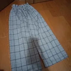 グレンチェック柄 ロングパンツのサムネイル