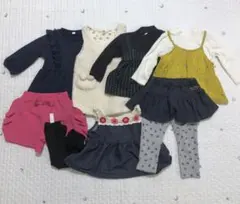 80cm　子供服　まとめ売り　8点　セット　新品未使用品あり　女の子