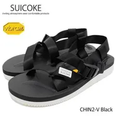 【美品☆箱有】SUICOKE ブラックサンダル CHIN2-VBLACKのサムネイル