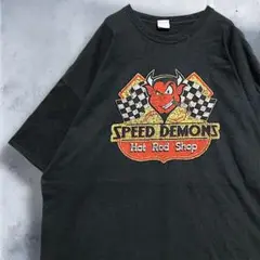 BLAT ホットロッド Tシャツ 古着 スピードデーモン レーシング アメリカン