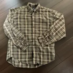 old gap ブラウン　チェックbd Lサイズ