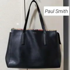 ポールスミス マルチストライプ ビジネス トートバッグ