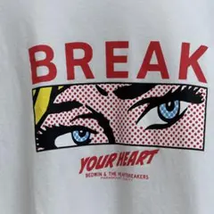 美品❗️ベドウィン BREAK YOUR HEART Tシャツ ホワイト N2 Sのサムネイル