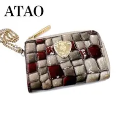✨美品✨ ATAO ベル　キーケース　ケース　アンティークルビー ベル／キーケース+ミニ財布 – ATAO LAND+(アタオランドプラス