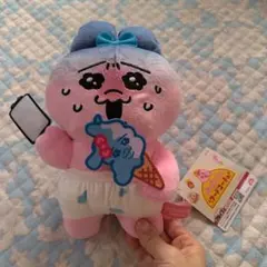 おぱんちゅうさぎ　フードコーチュ　呼び出しベル　ぶるぶるぬいぐるみ　アイス　新品