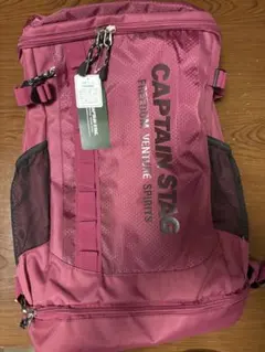 新品未使用　キャプテンスタッグ　バックパック テニス　　アウトドアワイン