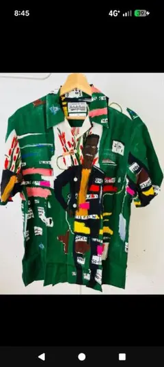 WACKO MARIA×BASQUIAT ハワイアンシャツ Mのサムネイル