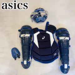 美品 アシックス 軟式用 キャッチャー防具 一式 4点セット JSBB