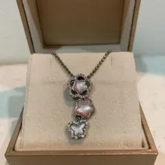 SV ピンクシェル　ネックレス
