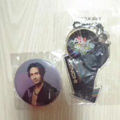 EXILE KENCHI クリアチャーム 缶バッジ
