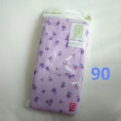 【新品未使用】<UNIQLO> 花柄レギンス10分丈 90サイズ