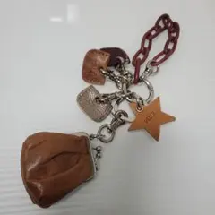 ペレボルサ　レザー キーホルダー 小銭入れ デザイン　チャーム