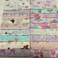 9ダブルガーゼハギレセット　女の子