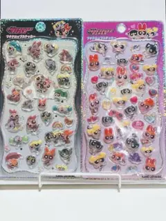 《２枚セット》パワパフガールズ立体シールセット