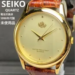 ★未使用タグ付 SEIKO セイコー クォーツ 電池交換済 BAMBI製ベルトのサムネイル